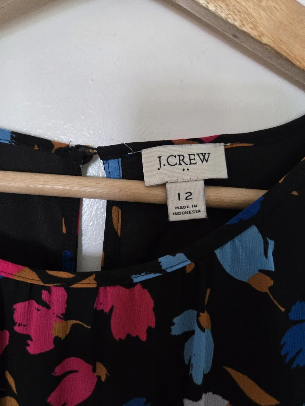 J. Crew Long Sleeve Floral Fit And Flare Dress Size 12